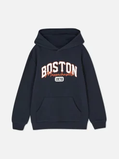 Sudadera Con Capucha Y Estampado Gráfico
