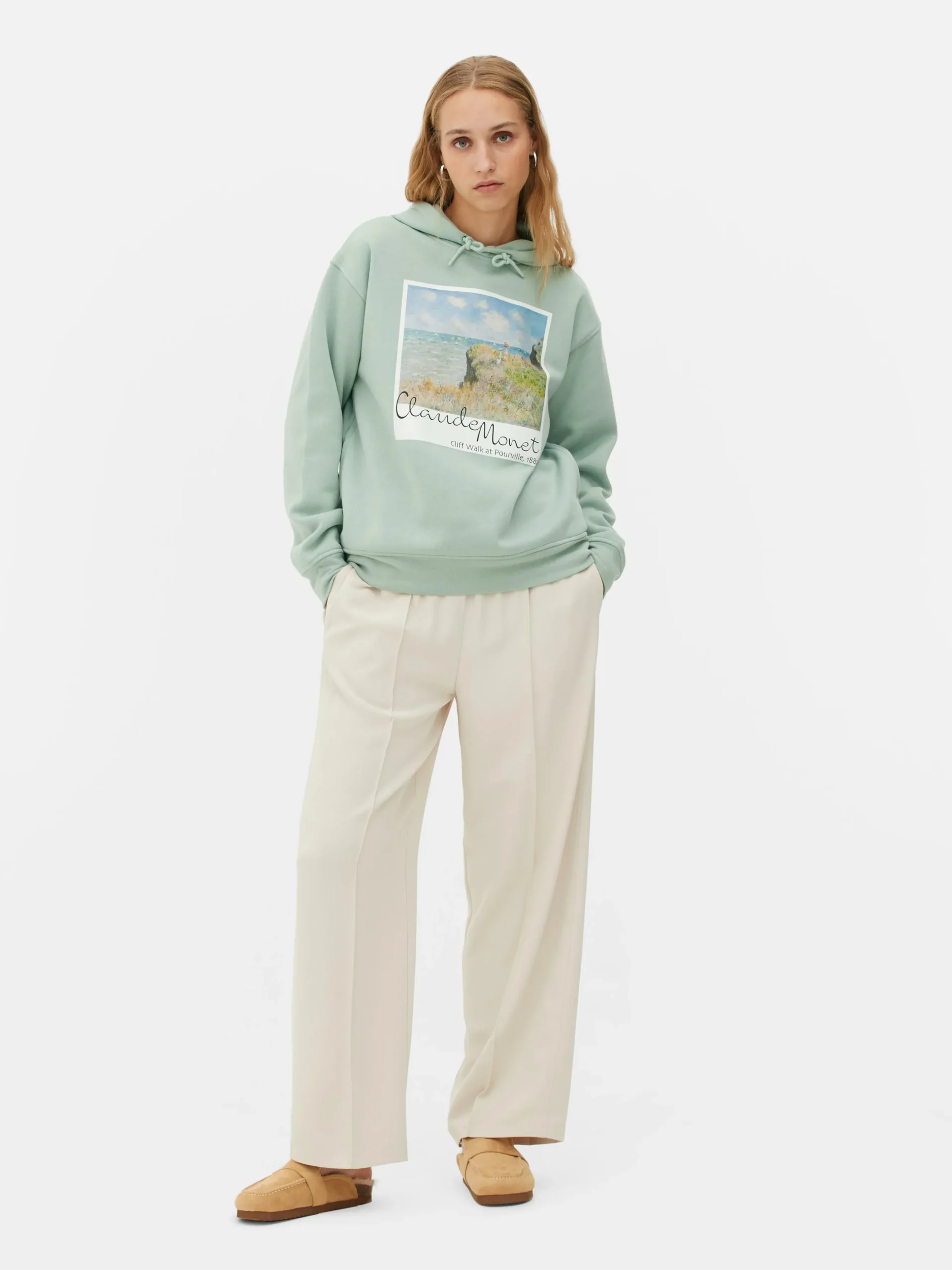 Sudadera Con Capucha Y Lámina De Claude Monet