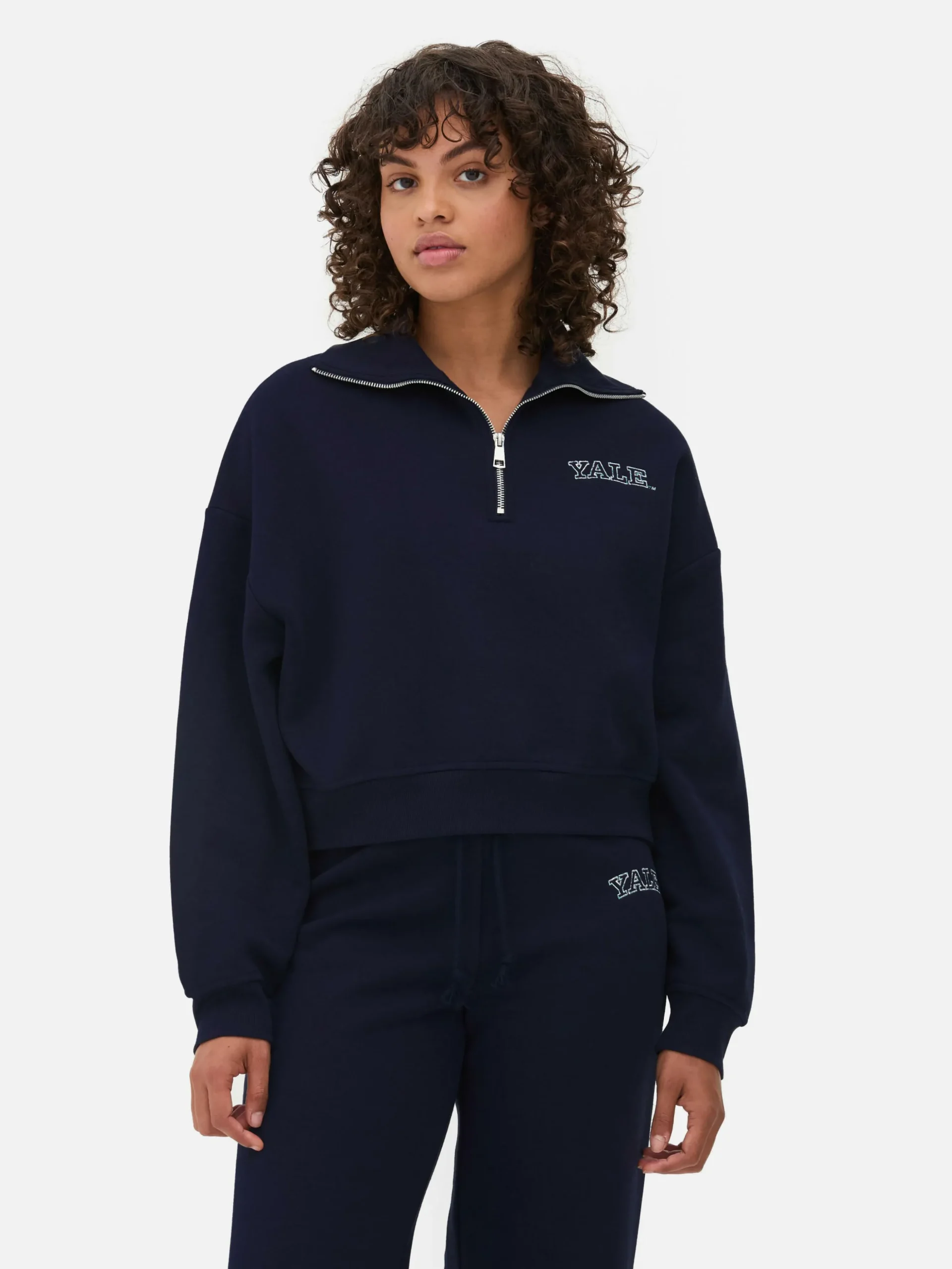 Sudadera Con 1/2 Cremallera Yale