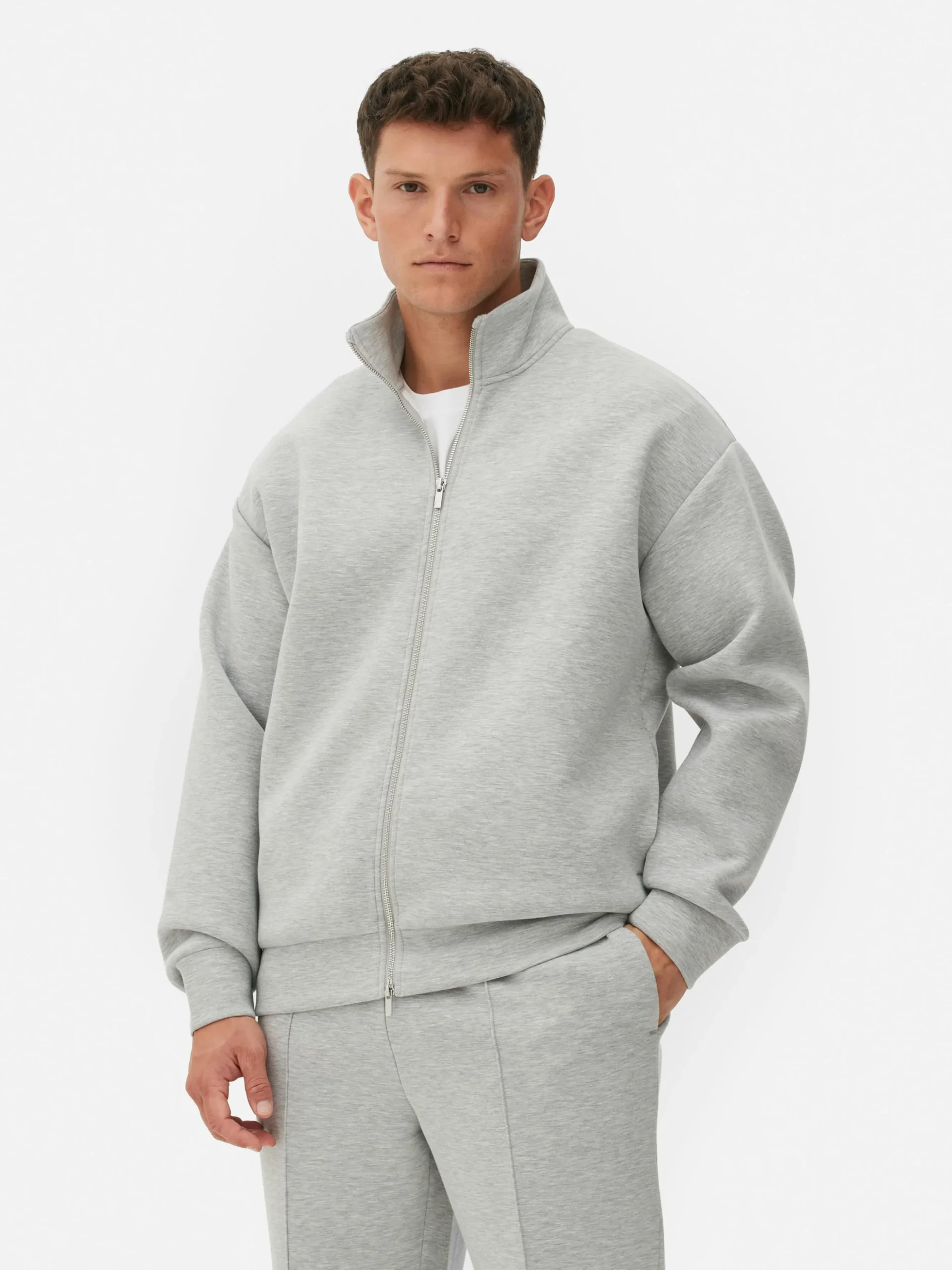 Sudadera Con Cremallera Y Cuello Chimenea De Kem