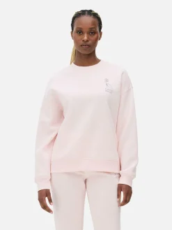 Sudadera Con Cuello Redondo Y Mensaje