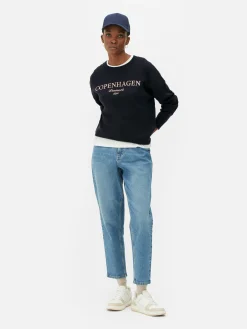 Sudadera Con Mensaje En El Pecho