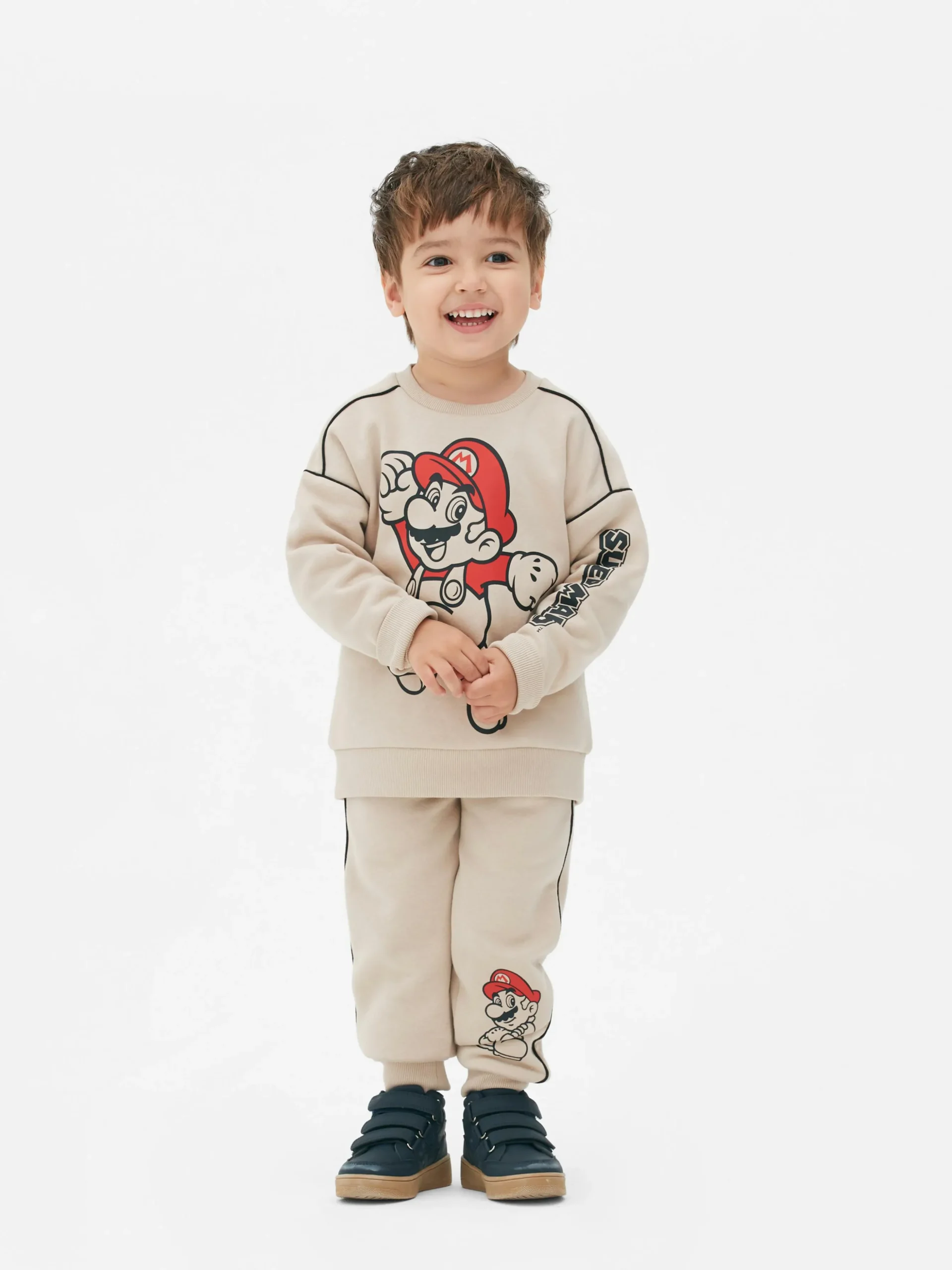 Sudadera Con Ribetes De Super Mario