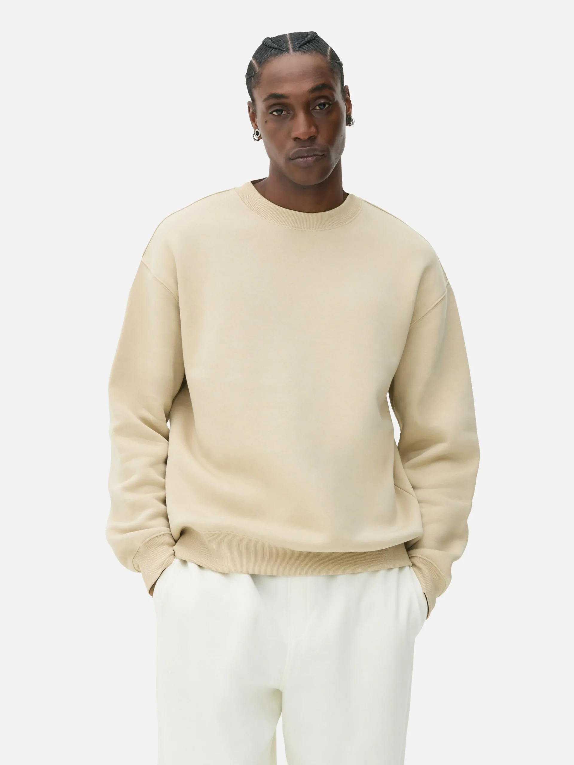 Sudadera De Cuello Redondo Extragrande