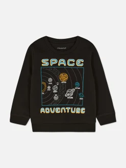 Sudadera De Manga Larga Estampada
