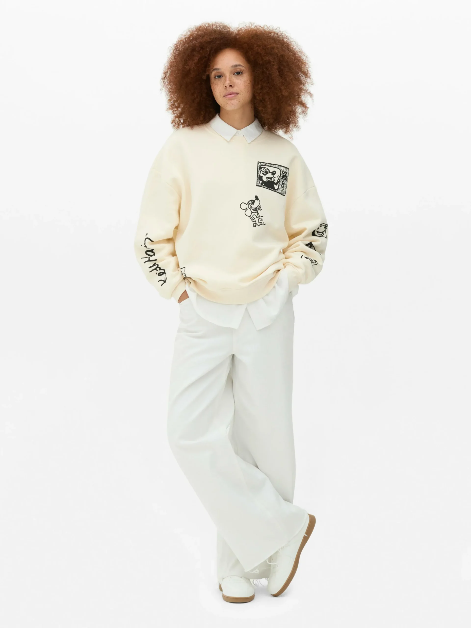 Sudadera De Mickey Mouse De Disney X Keith Haring