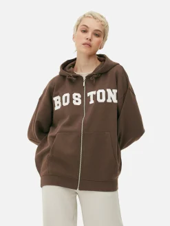 Sudadera Extragrande Con Capucha Y Cremallera