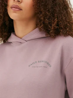 Sudadera Gráfica Combinable Con Capucha