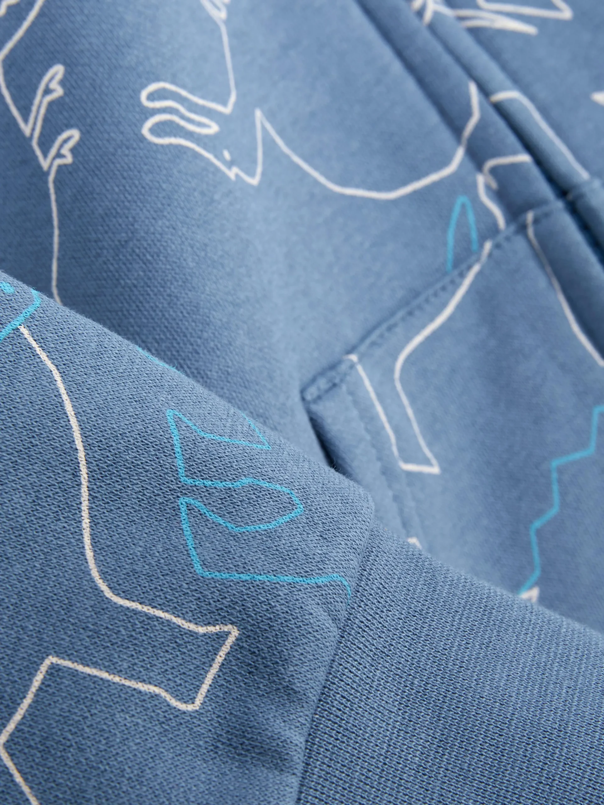 Sudadera Gráfica Con Capucha Y Cremallera