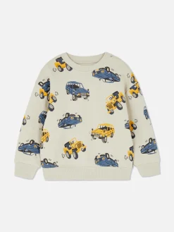 Sudadera Gráfica De Cuello Redondo