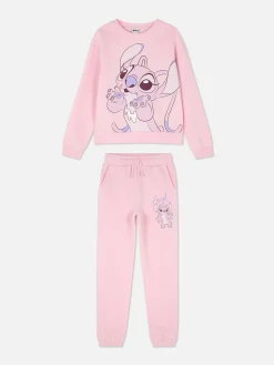 Sudadera Gráfica De Stitch Y Ángel De Disney