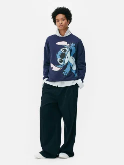 Sudadera Holgada De Stitch De Disney