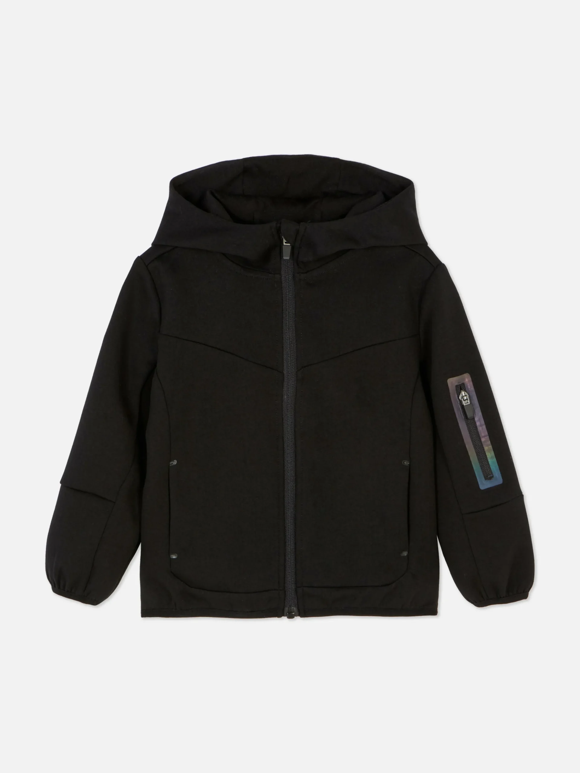 Sudadera Reforzada Con Capucha Y Cremallera
