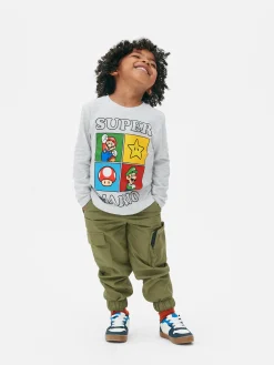 Super Mario Bros. Camiseta De Manga Larga