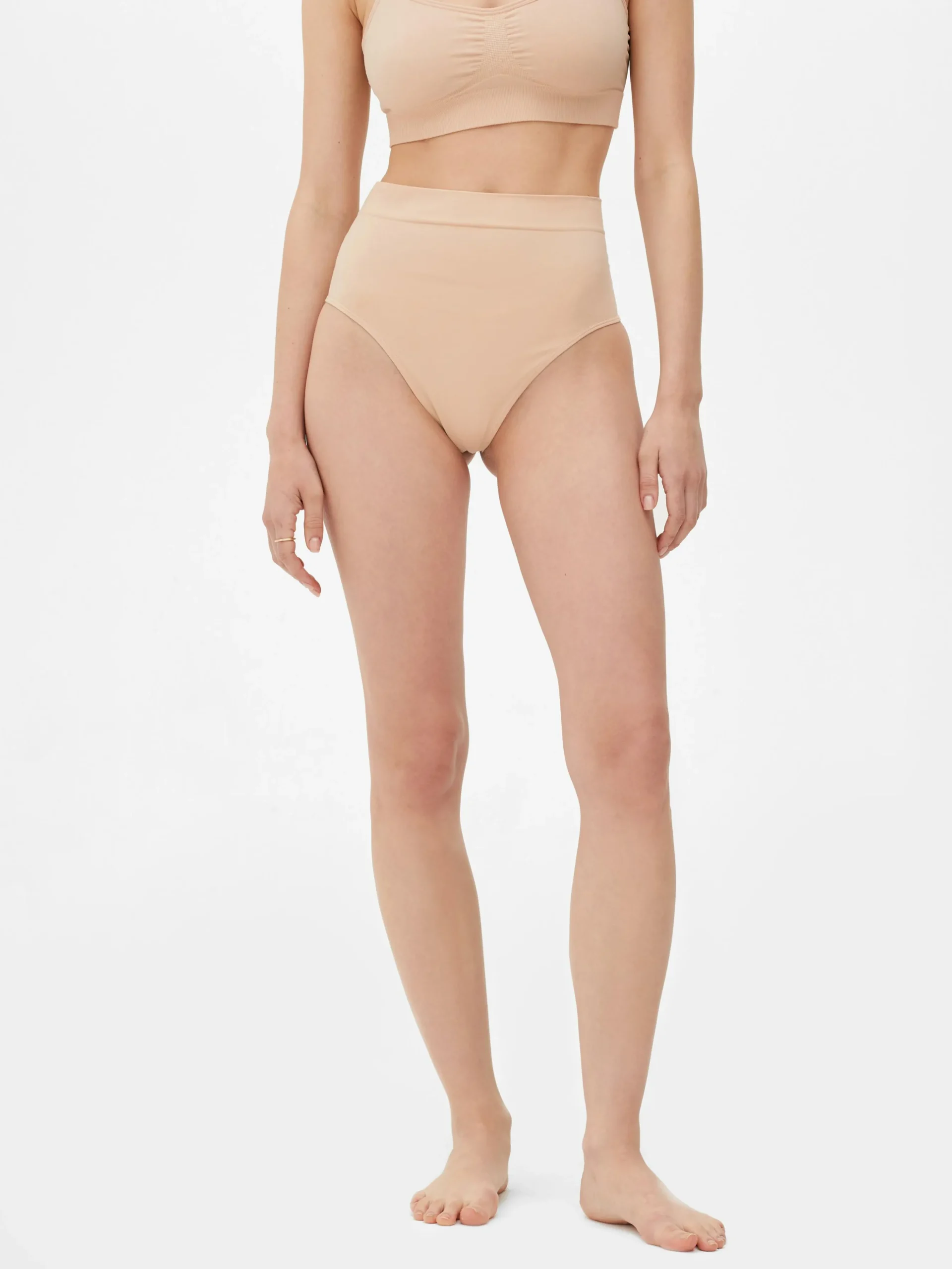 Tanga Moldeador De Talle Alto Sin Costuras