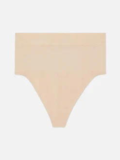 Tanga Moldeador De Talle Alto Sin Costuras