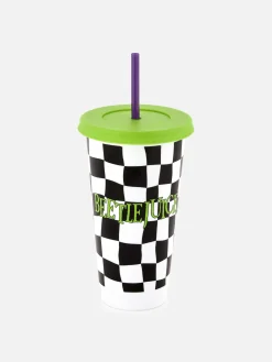 Taza Con Pajita Y Motivo De Bitelchús