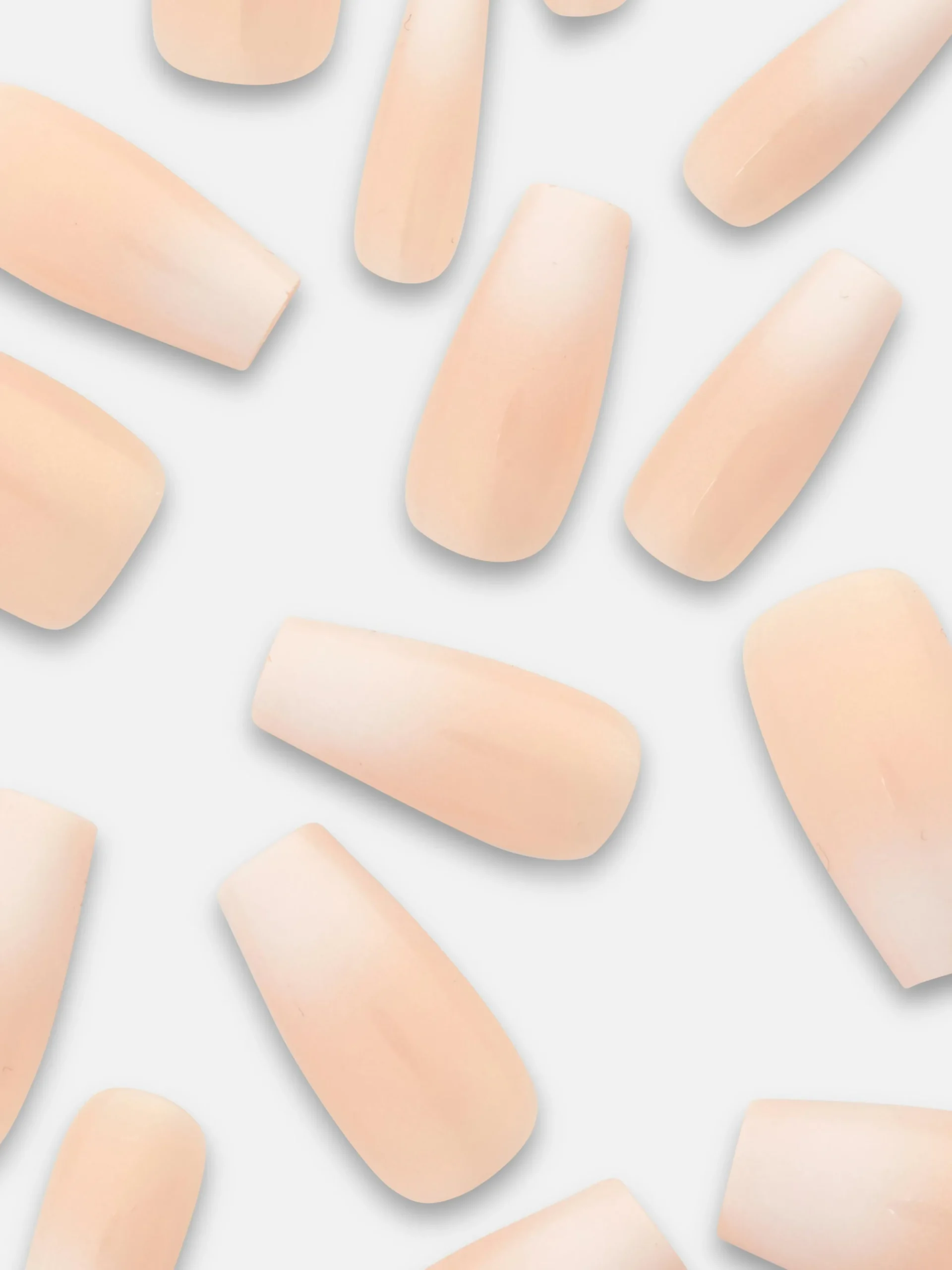 Uñas Postizas Puntiagudas Brillantes De PS...