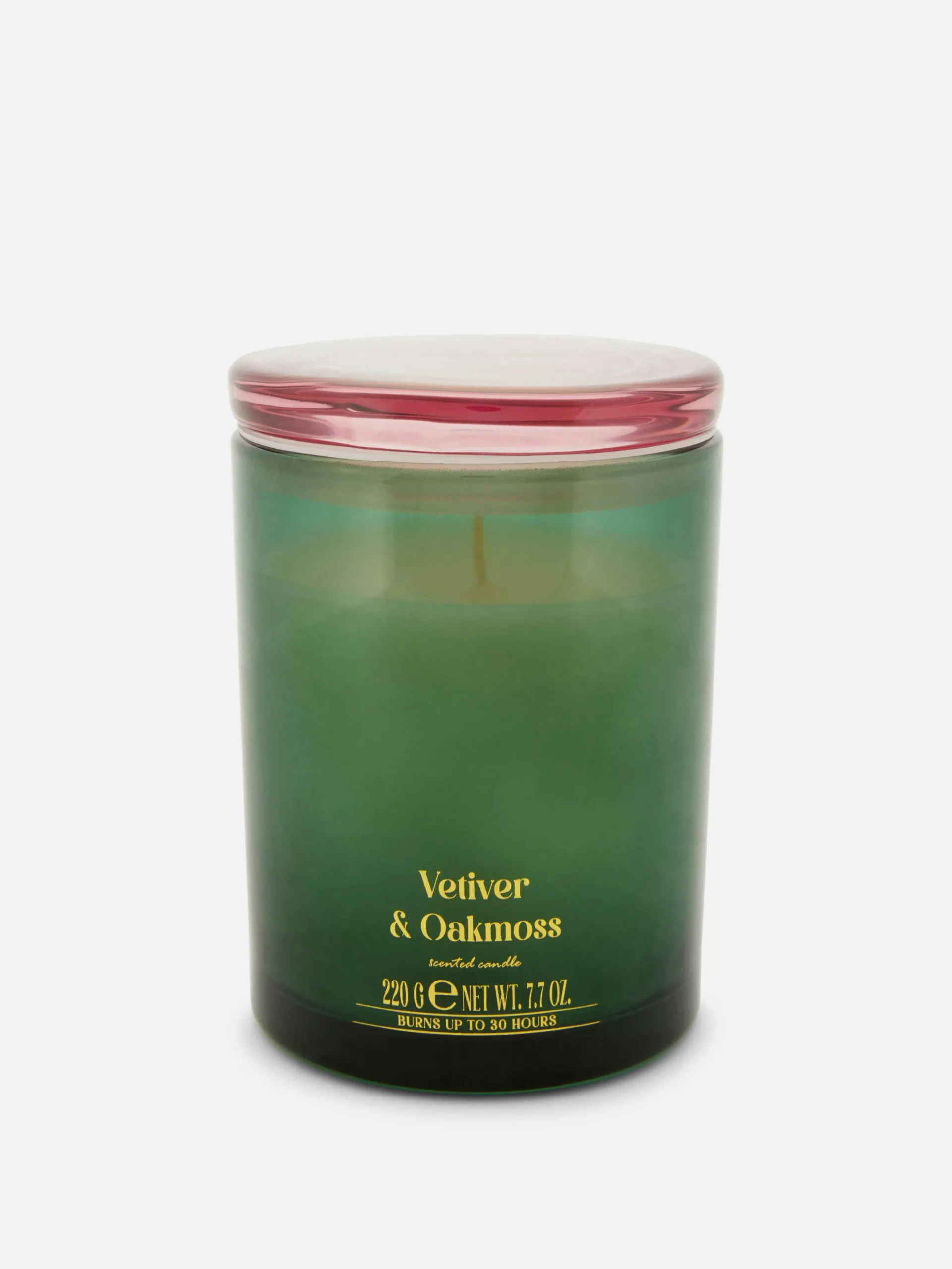 Vela Aromática En Frasco De Vidrio De Colores
