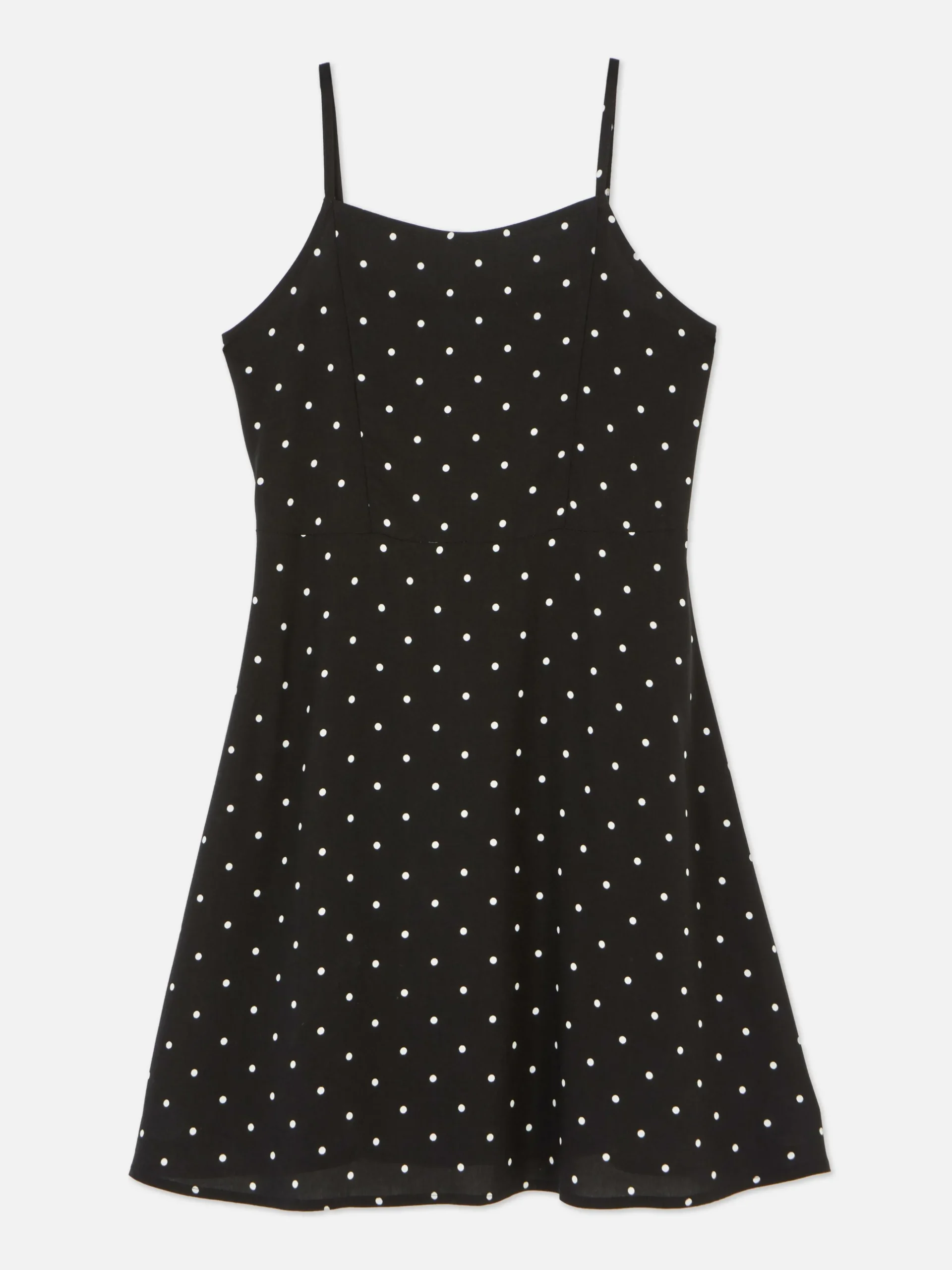 Vestido Estampado Con Tirantes Finos