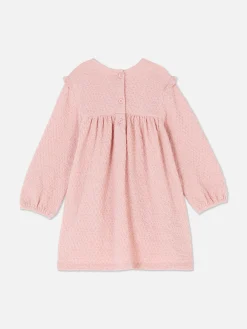 Vestido Fruncido Con Volantes