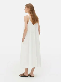 Vestido Midi Con Corte Trapecio De The Edit