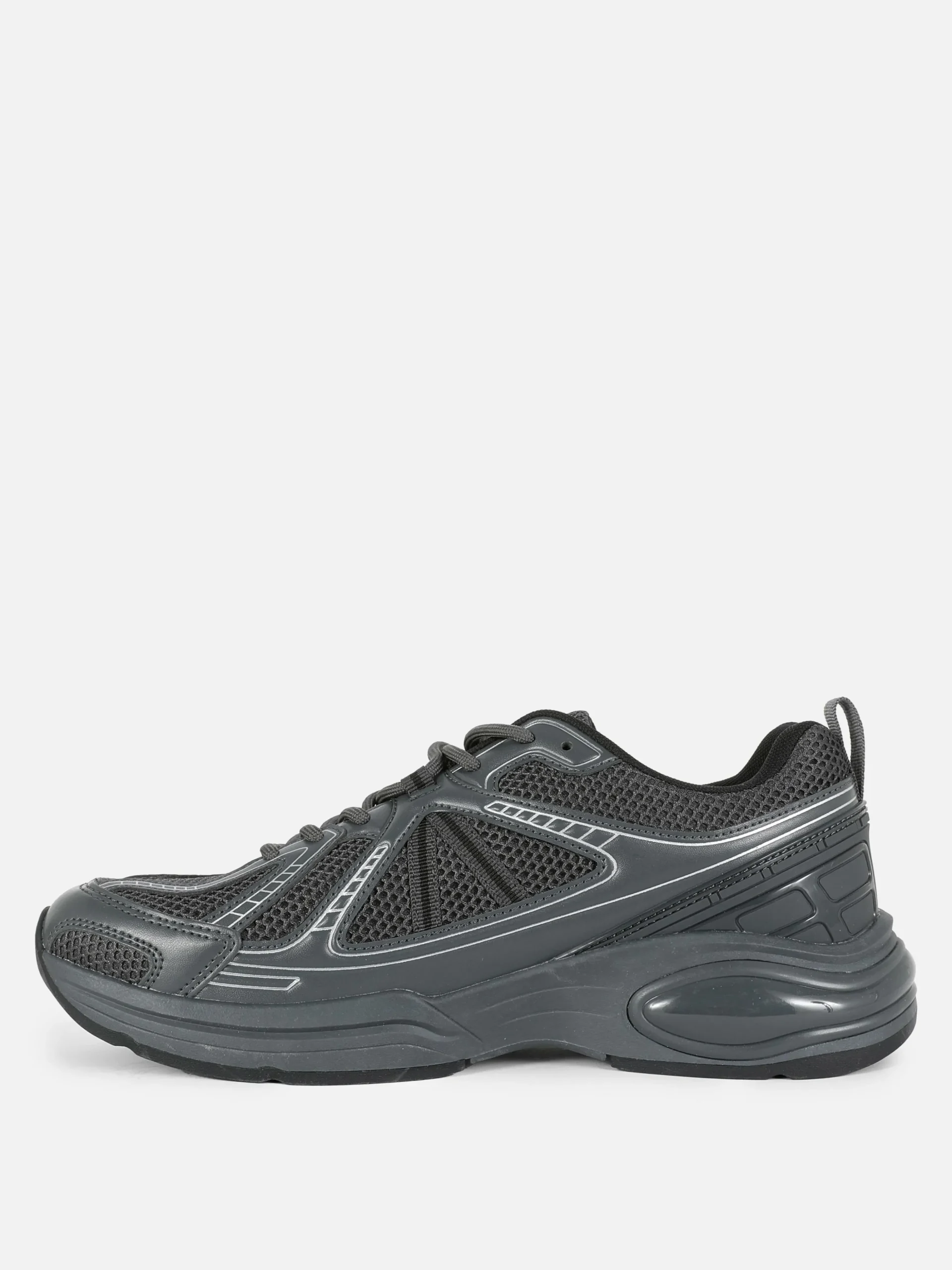 Zapatillas Deportivas De Caña Baja Con Paneles
