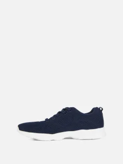 Zapatillas De Tela Con Cierre De Cordones