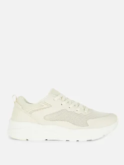 Zapatillas Gruesas De Caña Baja Con Paneles