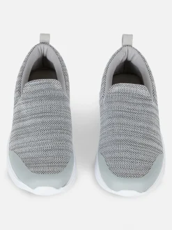 Zapatillas Sin Cordones Atléticas Tejidas