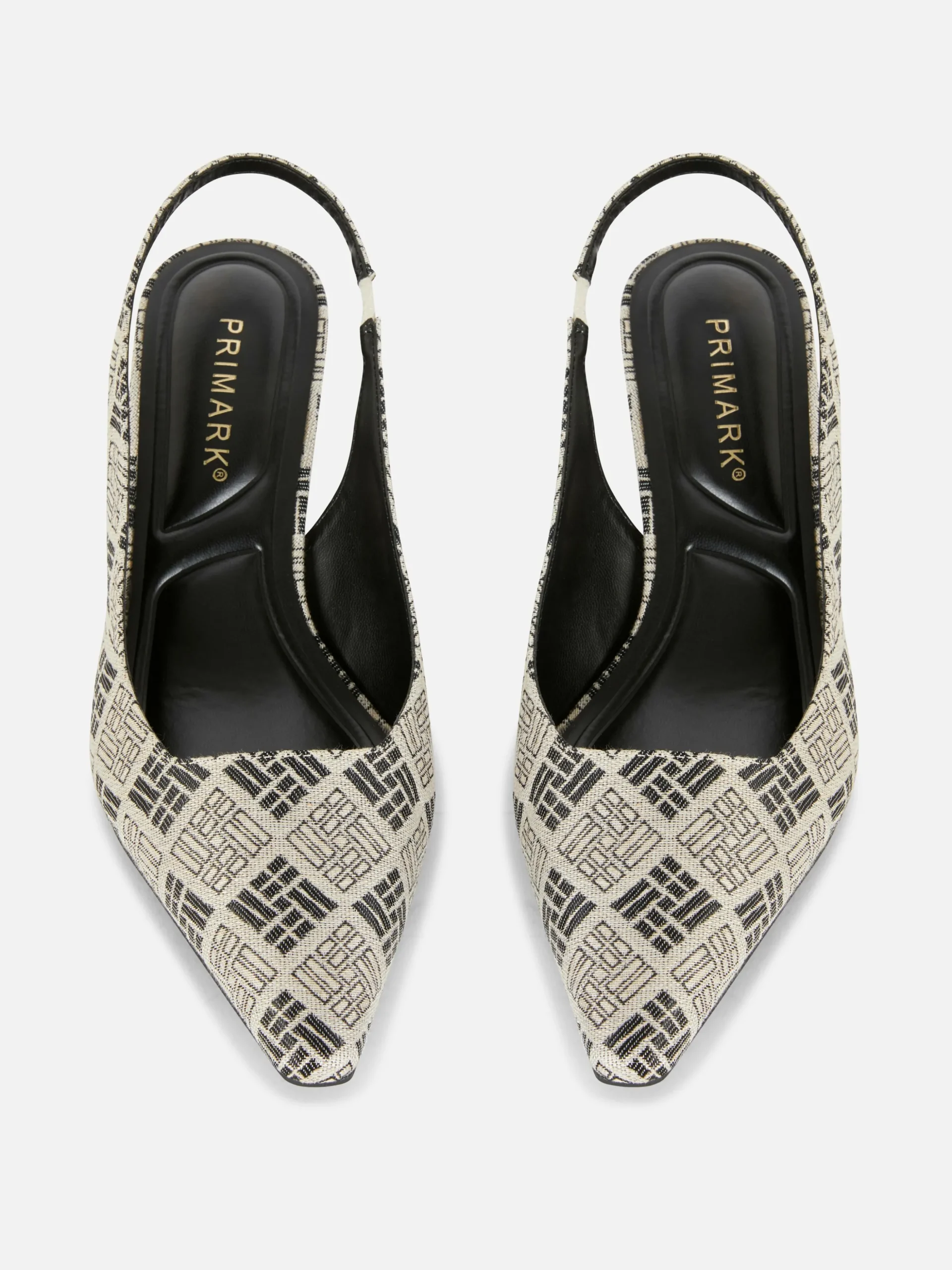 Zapatos De Tacón Chupete Con Diseño Geométrico