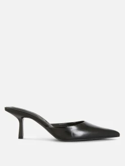 Zapatos De Tacón De Chupete Con Puntera Puntiaguda